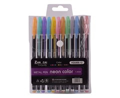 Metallic 12-Piece Gel Pens - GSR - ST366-12Piece