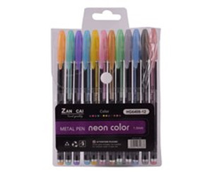 Metallic 12-Piece Gel Pens - GSR - ST366-12Piece