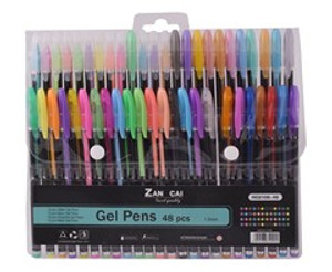 Shiny 48-Piece Gel Pens - GSR - ST366-48Piece