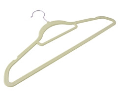 Velvet Clothes Hanger - GSR P2587C with Swivel Iron Hook
