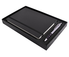 Flexi Notebook & Teardrop Pen Set - GSR - ST331SetAB