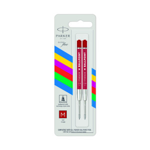 PKR Econo BP Refill Med Nib Blister of 2 - Red-NS2166545