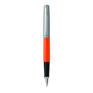 PARKER Jotter Original Fountain Pen - Orange Chrome Trim-NS2096881
