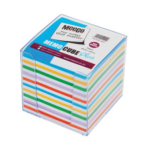 Rainbow Memo Cube & Holder Rainbow Memo Cube & Holder