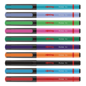rOtring Fineliners 0.4mm - Pack of 10-RS2166220