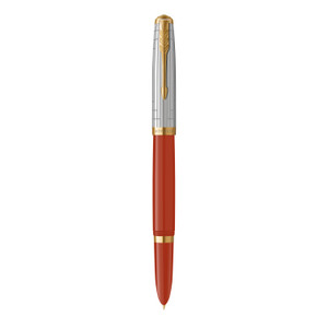 PARKER 51 Premium Fountain Pen -  Red Gold Trim-NS2169072