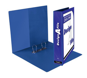 TREELINE Treeline Design A File A4 2-D Ring 40mm Blue  - Box-10 