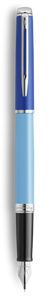WATERMAN Hemisphere Fountain Pen - Blue Chrome Trim - NS2179925 WATERMAN Hemisphere Fountain Pen - Blue Chrome Trim - NS2179925
