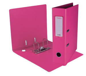 Treeline Hot Pink PVC-70  Lever Arch Files