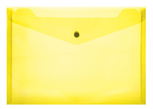 TREELINE Treeline Yellow A4 Plastic Envelope with Stud  - Pkt-12  TREELINE Treeline Yellow A4 Plastic Envelope with Stud  - Pkt-12
