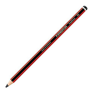 Staedtler 110-6B Tradition 6B Red/Blk Pencils