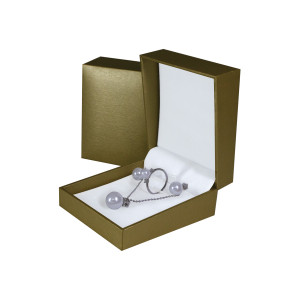 Sterling Silver Pearl Jewellery Set - BEL2060