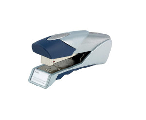 Rexel Gazelle Half Strip Metal Stapler Silver/Blue