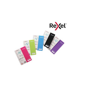 REXEL A4 120pg Notebook Feint Perforated Purple
