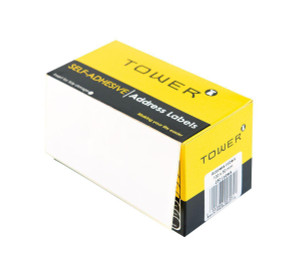 Tower A10050 Address Labels - White