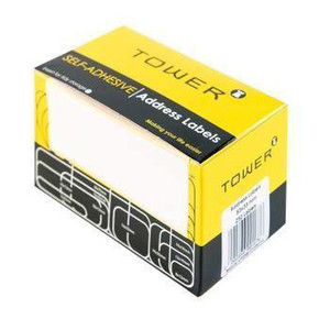 Tower A8333 Address Labels - White