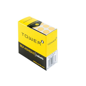 Tower C13 Gold Colour Code Labels - Rolls