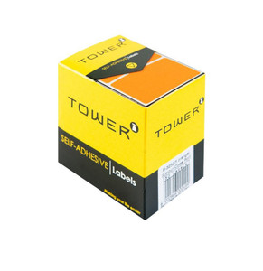Tower R3250 Neon Orange Colour Code Label-Roll Tower R3250 Neon Orange Colour Code Label-Roll