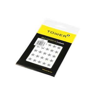 Tower Star Labels Silver