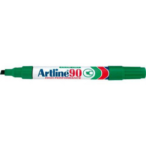 Artline EK 90 Green Permanent Marker Chisel Artline EK 90 Green Permanent Marker Chisel