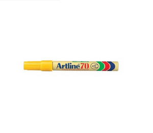 Artline EK 70 YellowPermanent Marker Bullet Poin