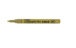 Artline EK 993XF Metallic Ink Calligraphy Pen Gold