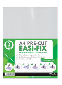 Treeline 500 x 340mm - Easi-Fix Book Covering (Pre-cut for A4 Books) Treeline 500 x 340mm - Easi-Fix Book Covering (Pre-cut for A4 Books)