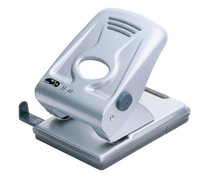 STD H-40   4mm  2-Hole Std Punch Silver : Box-3 STD H-40   4mm  2-Hole Std Punch Silver : Box-3