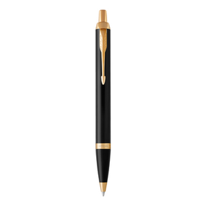 PARKER IM Ballpoint Pen - Black Lacquer Gold Trim-NS1931666