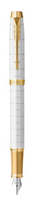 PARKER IM Premium Fountain Pen - Pearl Gold Trim-NS2143652