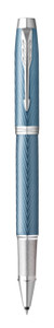 PARKER IM Premium Rollerball Pen - Blue Grey Chrome Trim-NS2143648
