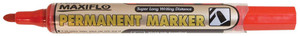 Pentel NLF60 Maxiflo Permanent Marker Chisel Tip Red Pentel NLF60 Maxiflo Permanent Marker Chisel Tip Red