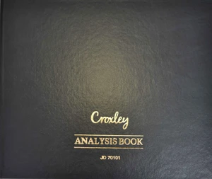 CROXLEY JD70101 Analysis Series 7 Oblong 144 Page 10 Column on 1 Page Cash Each-ANA70101