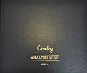 CROXLEY JD70101 Analysis Series 7 Oblong 144 Page 10 Column on 1 Page Cash Each-ANA70101