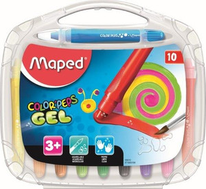 MAPED Crayons Gel Color'Peps 10's-836310