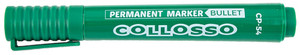 Collosso Green Permanent Marker Bullet Collosso Green Permanent Marker Bullet