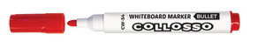 Collosso Red Whiteboard Marker Bullet Collosso Red Whiteboard Marker Bullet