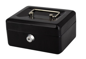 Treeline TCBX-6 Black Cash Box 6 Inch