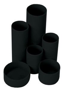 Treeline Black - Desktop Round-Up Organiser