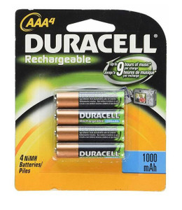 Duracell AAA + 5 x Longer Charged (800MAH) - Blister-4
