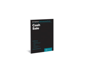 RBE F0041 A5 Triplicate Pads: Cash Sale RBE F0041 A5 Triplicate Pads: Cash Sale