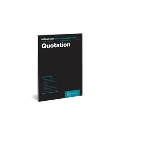RBE F0140 A4 Duplicate : Quotation Pad (50 sets) RBE F0140 A4 Duplicate : Quotation Pad (50 sets)