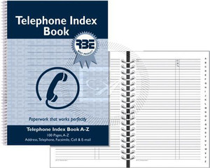 RBE F0751 PaperSmart:  Telephone Index book (A-Z) RBE F0751 PaperSmart:  Telephone Index book (A-Z)