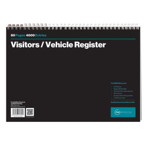RBE F8909 PaperSmart:  Visitors Register book 80pg