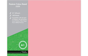 Treeline A1 160 GSM PINK Pastel Board (860x610) Treeline A1 160 GSM PINK Pastel Board (860x610)