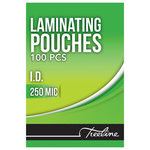 Treeline ID Laminating Pouches 250 Micron 95x65