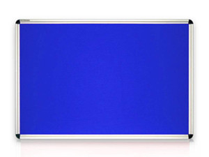 Bestboard 600 X 900mm -R/Blue -Felt Pinning Board