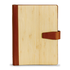 Bamboo & PU Personalized Planner - NB23663