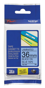 Brother Black on Blue TZ561 - 36mm Brother Black on Blue TZ561 - 36mm