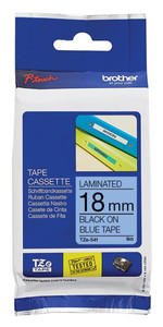 Brother Black on Blue TZ541 - 18mm Brother Black on Blue TZ541 - 18mm